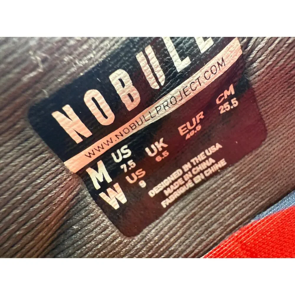 NOBULL Outwork Dark Gray Lightning Rainbow Womens Sz 9 Running Superfabric Shoes